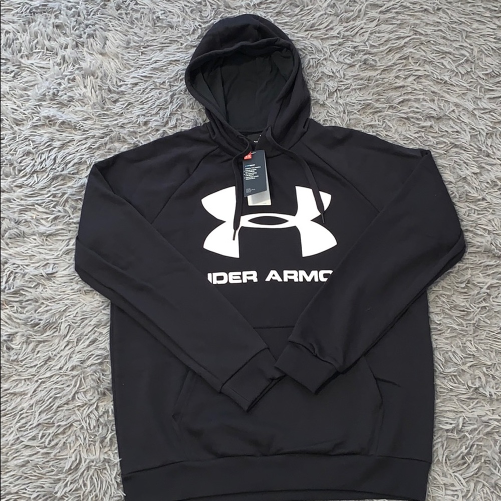NWT Under Armour Black Hoodie size L